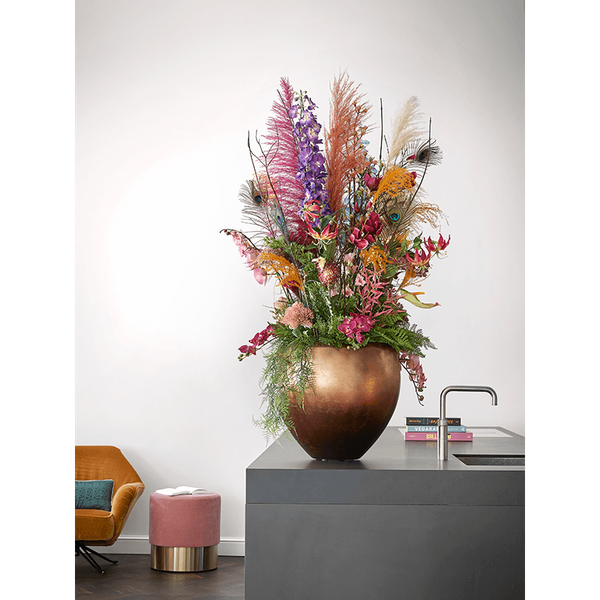Planter Nieuwkoop Baq Metallic Couple matt copperr, XL