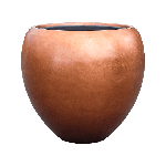 Planter Nieuwkoop Baq Metallic Couple matt copperr, XL