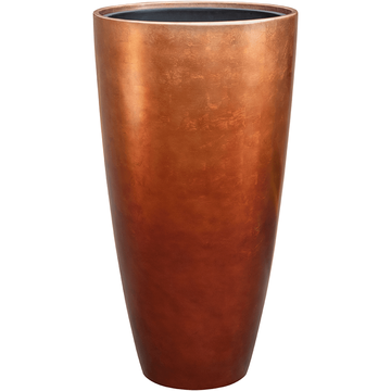 Кашпо Nieuwkoop Baq Metallic Partner медное матовое, M