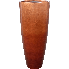 Кашпо Nieuwkoop Baq Metallic Partner мідне матове, XL