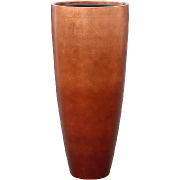 Кашпо Nieuwkoop Baq Metallic Partner мідне матове, XL
