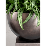 Кашпо Nieuwkoop Baq Metallic Bowl кава матове, L