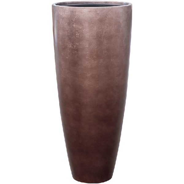 Кашпо Nieuwkoop Baq Metallic Partner кава матове, XL