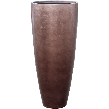 Кашпо Nieuwkoop Baq Metallic Partner кофе матовое, XL