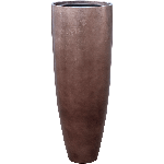Кашпо Nieuwkoop Baq Metallic Partner кофе матовое, L