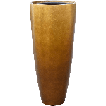 Кашпо Nieuwkoop Baq Metallic Partner медовое матовое, XL