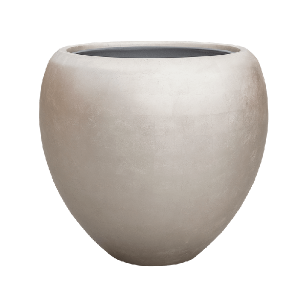 Planter Nieuwkoop Baq Metallic Couple matt light champagne, XL