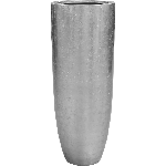 Кашпо Nieuwkoop Baq Metallic Partner серебро глянец, XXL