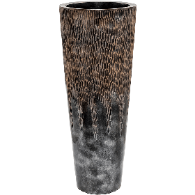 Кашпо Nieuwkoop Luxe Lite Universe Comet Partner Bronze, Размер L