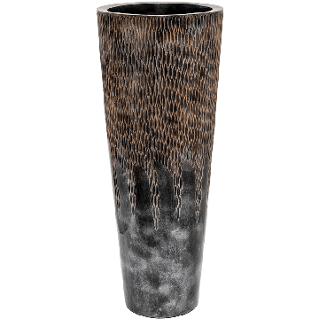 Кашпо Nieuwkoop Luxe Lite Universe Comet Partner Bronze, Размер L