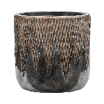 Уникальное Кашпо Nieuwkoop Luxe Lite Universe Comet Bronze, Размер L