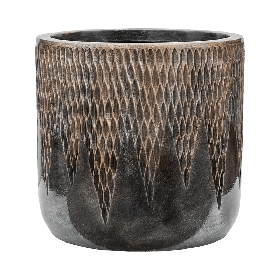 Кашпо Nieuwkoop Luxe Lite Universe Comet Bronze, Размер XL