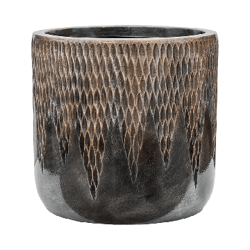 Кашпо Nieuwkoop Luxe Lite Universe Comet Bronze, Размер XL