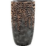 Кашпо Nieuwkoop Luxe Lite Universe Comet Partner Bronze, Розмір S