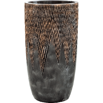 Кашпо Nieuwkoop Luxe Lite Universe Comet Partner Bronze, Размер S
