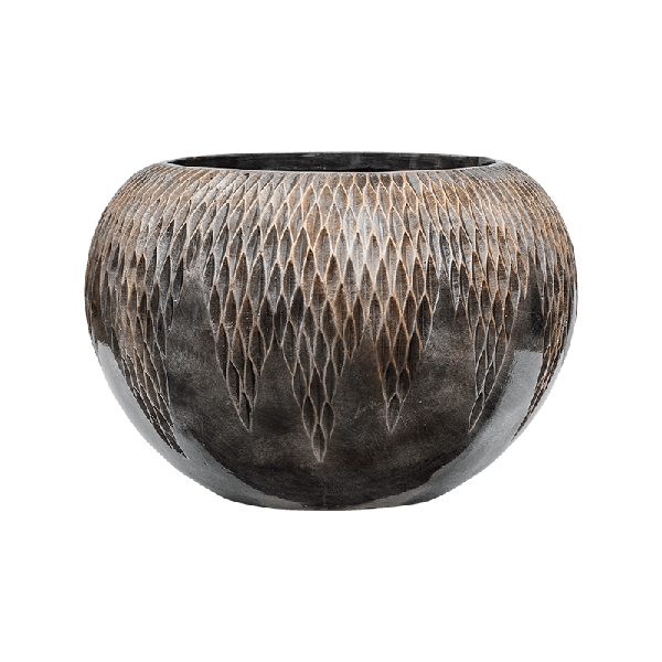 Кашпо Nieuwkoop Luxe Lite Universe Comet Bronz, S