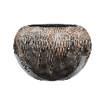 Кашпо Nieuwkoop Luxe Lite Universe Comet Bronz, S