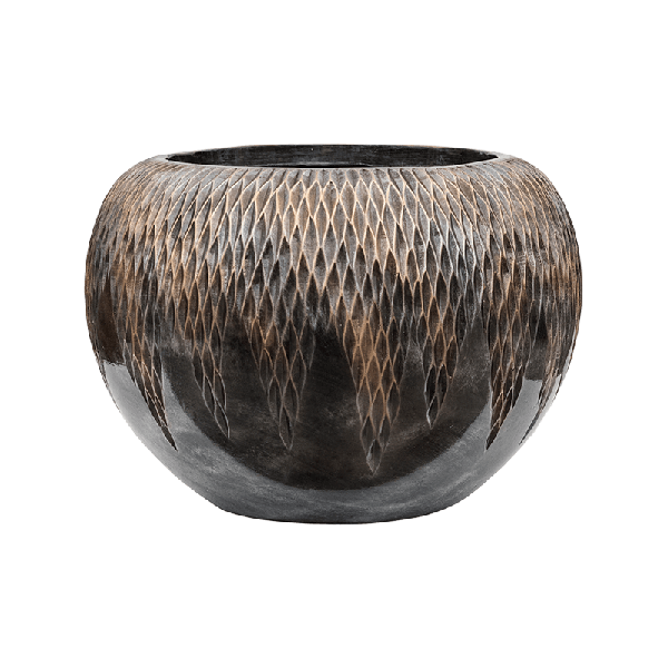 Кашпо Luxe Lite Universe Comet Bronze, размер XL