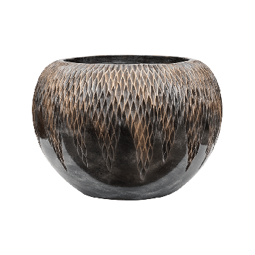Кашпо Luxe Lite Universe Comet Bronze, размер XL