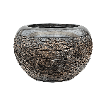 Кашпо Nieuwkoop Luxe Lite Universe Globe Bronze, Размер M