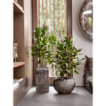 Кашпо Nieuwkoop Baq Luxe Lite Universe Layer Square Bronze, Розмір L