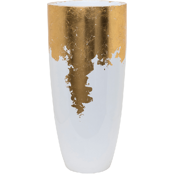 Planter Baq Luxe Lite Glossy  Partner white-gold, M