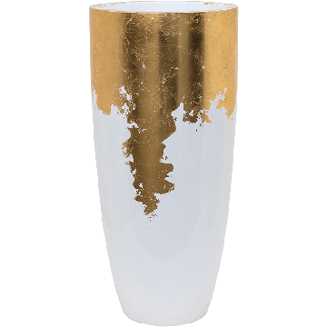 Planter Baq Luxe Lite Glossy  Partner white-gold, M