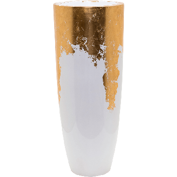 Planter Baq Luxe Lite Glossy  Partner white-gold, L