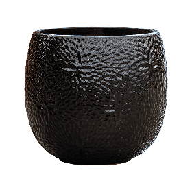 Planter Nieuwkoop Marly Pot Black, L