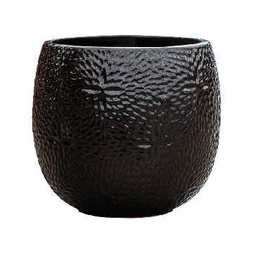 Planter Nieuwkoop Marly Pot Black, L