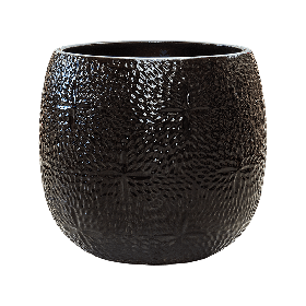 Кашпо Nieuwkoop Marly Pot Black, Размер XL