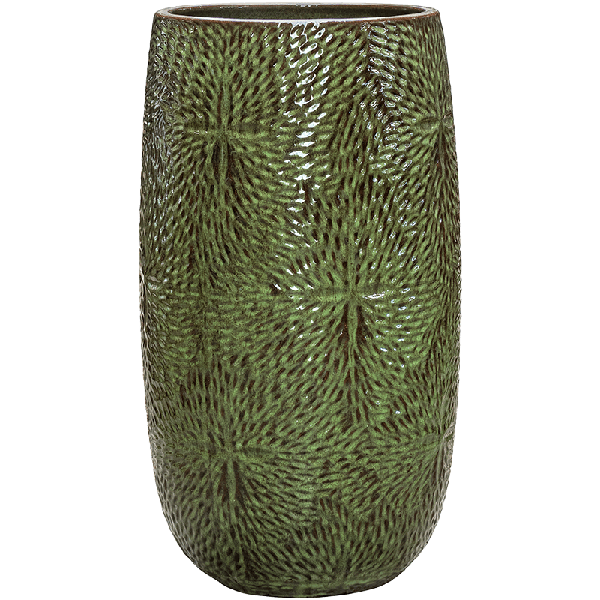 Planter Nieuwkoop Marly Vase Green, L