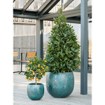 Кашпо Nieuwkoop Marly Pot Ocean Blue, Розмір L