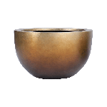 Кашпо Nieuwkoop Baq Metallic Bowl медове матове, L