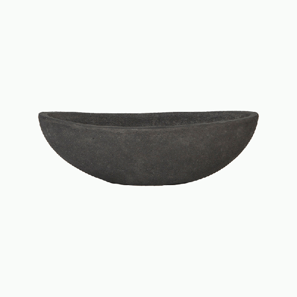 Кашпо Baq Polystone Plain Boat Smoke, Размер S