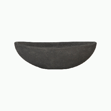 Кашпо Baq Polystone Plain Boat Smoke, Розмір S
