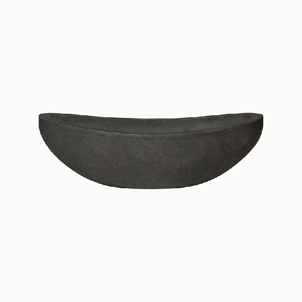 Кашпо Baq Polystone Plain Boat Smoke, Размер M