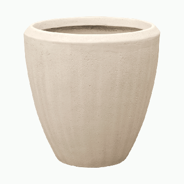 Кашпо Baq Polystone Plain  Couple Natural, Розмір S