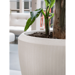 Planter Baq Polystone Plain Couple Natural, XXL