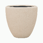 Кашпо Baq Polystone Plain Couple Natural (с вкладышем), L