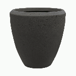 Кашпо Baq Polystone Plain Couple Smoke, Размер S
