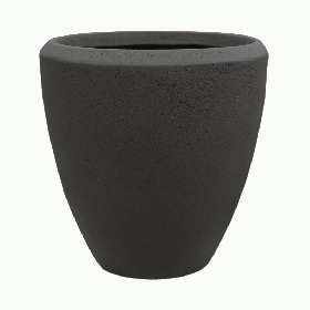Planter Baq Polystone Plain Couple Smoke, S