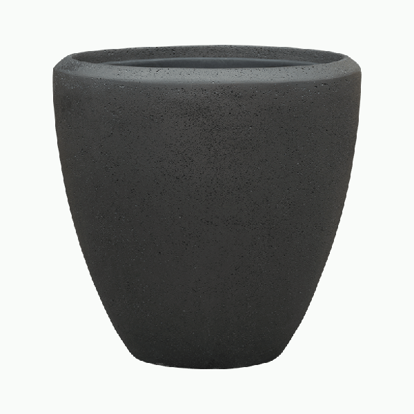Кашпо Baq Polystone Plain Couple Smoke (с вкладышем), M