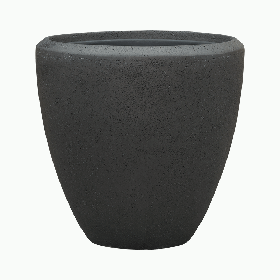 Кашпо Baq Polystone Plain Couple Smoke (с вкладышем), M