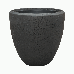 Кашпо Baq Polystone Plain Couple Smoke (с вкладышем), L