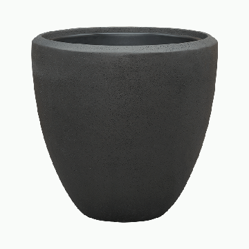 Кашпо Baq Polystone Plain Couple Smoke (з вкладишем), L