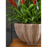 Кашпо Nieuwkoop Baq Polystone Rough Bowl Rock, Розмір M