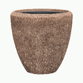 Planter Baq Polystone Rockwell Couple Rock (with liner), S