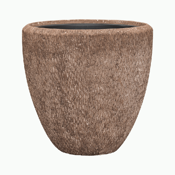 Кашпо Baq Polystone Rockwell Couple Rock (з вкладишем), M