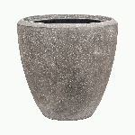 Кашпо Baq Polystone Plain Couple Grey (с вкладышем), L